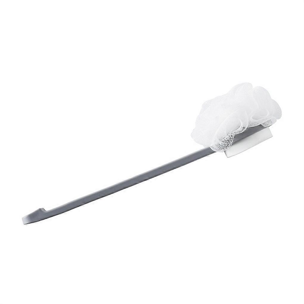 PP Handle Bathing Brush Portable Soft Washable Anti-rust PVA Sponge Scrubber Bathroom Arm Back Leg Massager Dual Sides