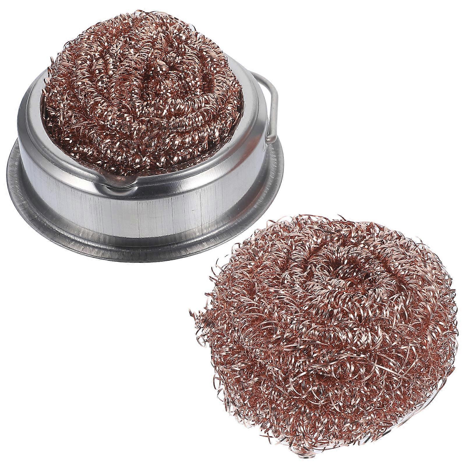 Soldering Tip Cleaner Wire Ball for Cleaning 2Sets with Durable Stainless Steel