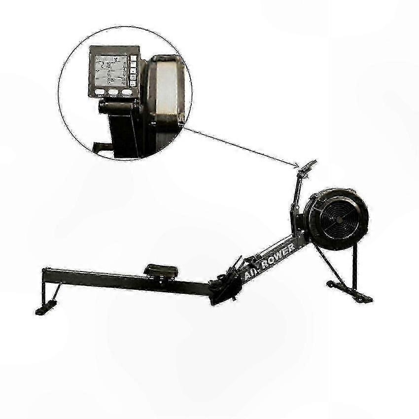 Roei- en skifitnessapparaat met verlicht display en digitale timer