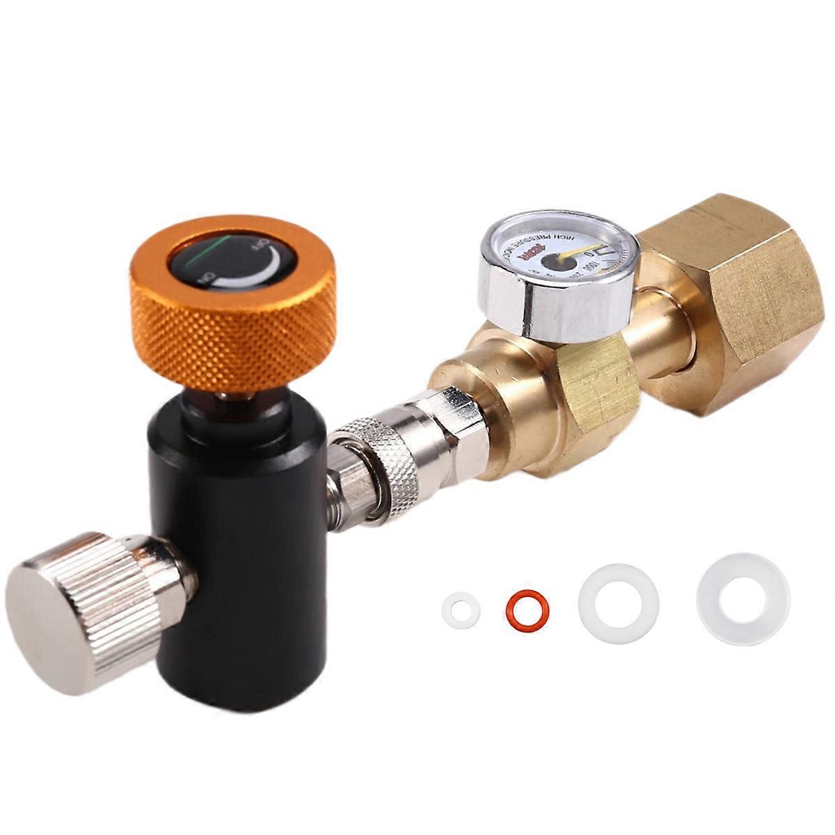 For Carbonator Cylinder Inflation Joint Inflation Valve Supplement Station Adapter,Adapter Inflation Valve B