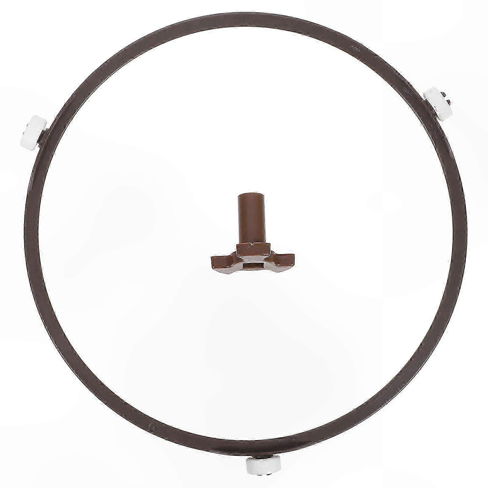 Universal Microwave Turntable Ring with Glass Plate Support for Rotating Appliances Replacement Part
