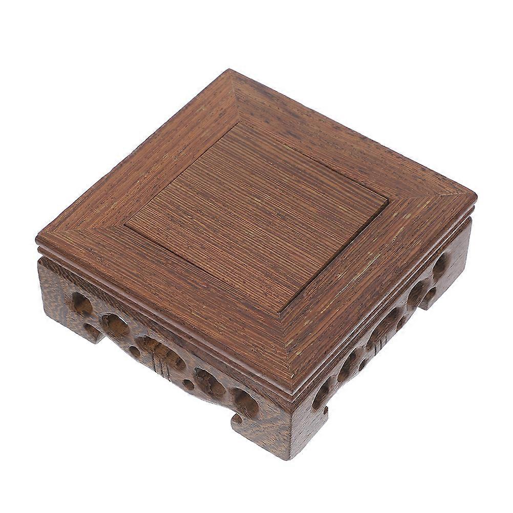 Wood Stand for Display Rectangular Base 2Pcs Wooden Display Stand
