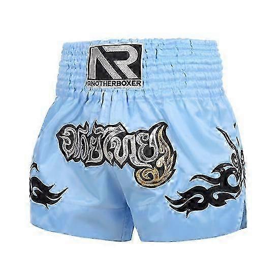 Jiantengxujm Boxing Shorts Anti-friction High Elasticity Breathable Muay Thai Cord Design Kickboxing Shorts for Men