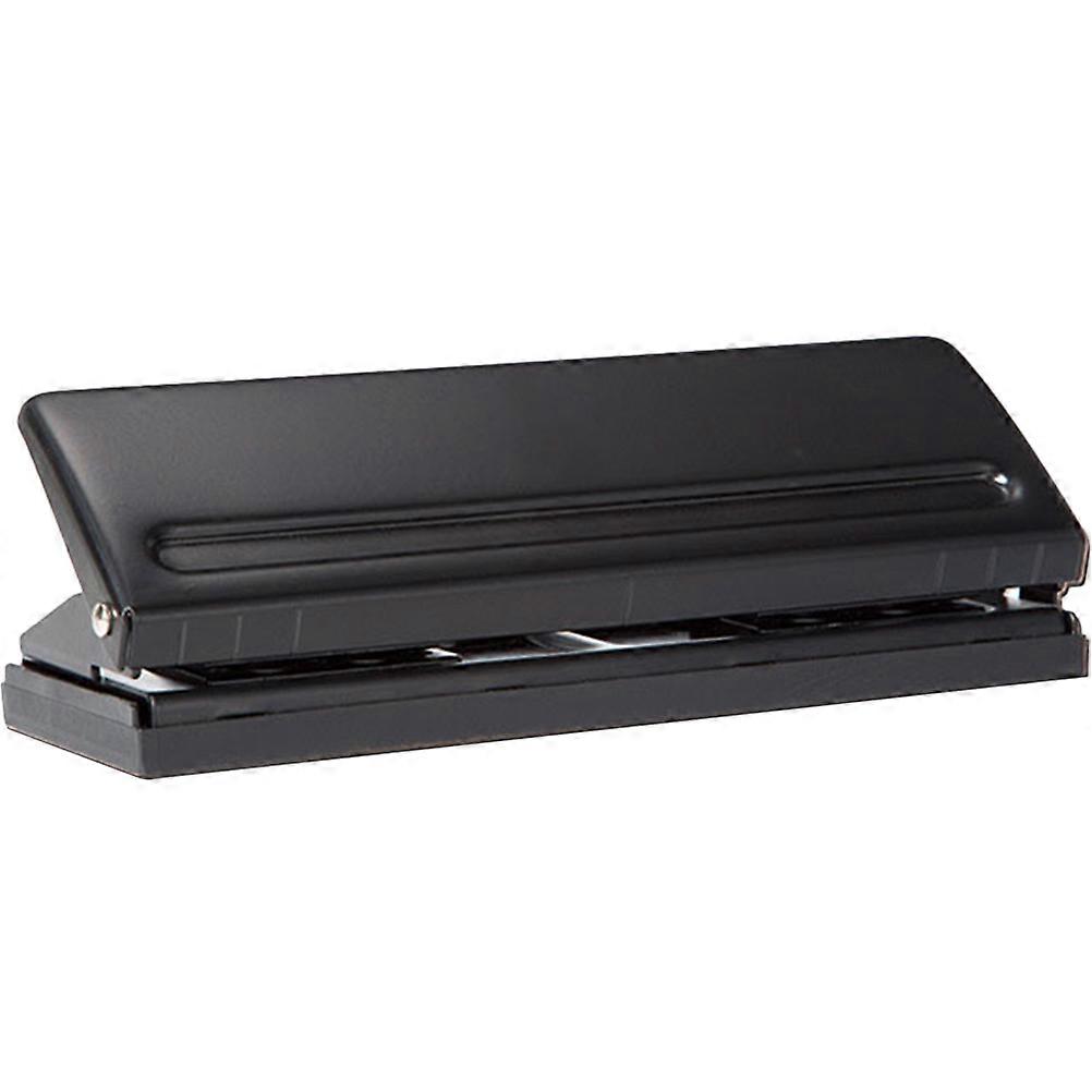 Paper Hole Puncher Six-Holes Puncher for Office 2Pcs Notebook Set
