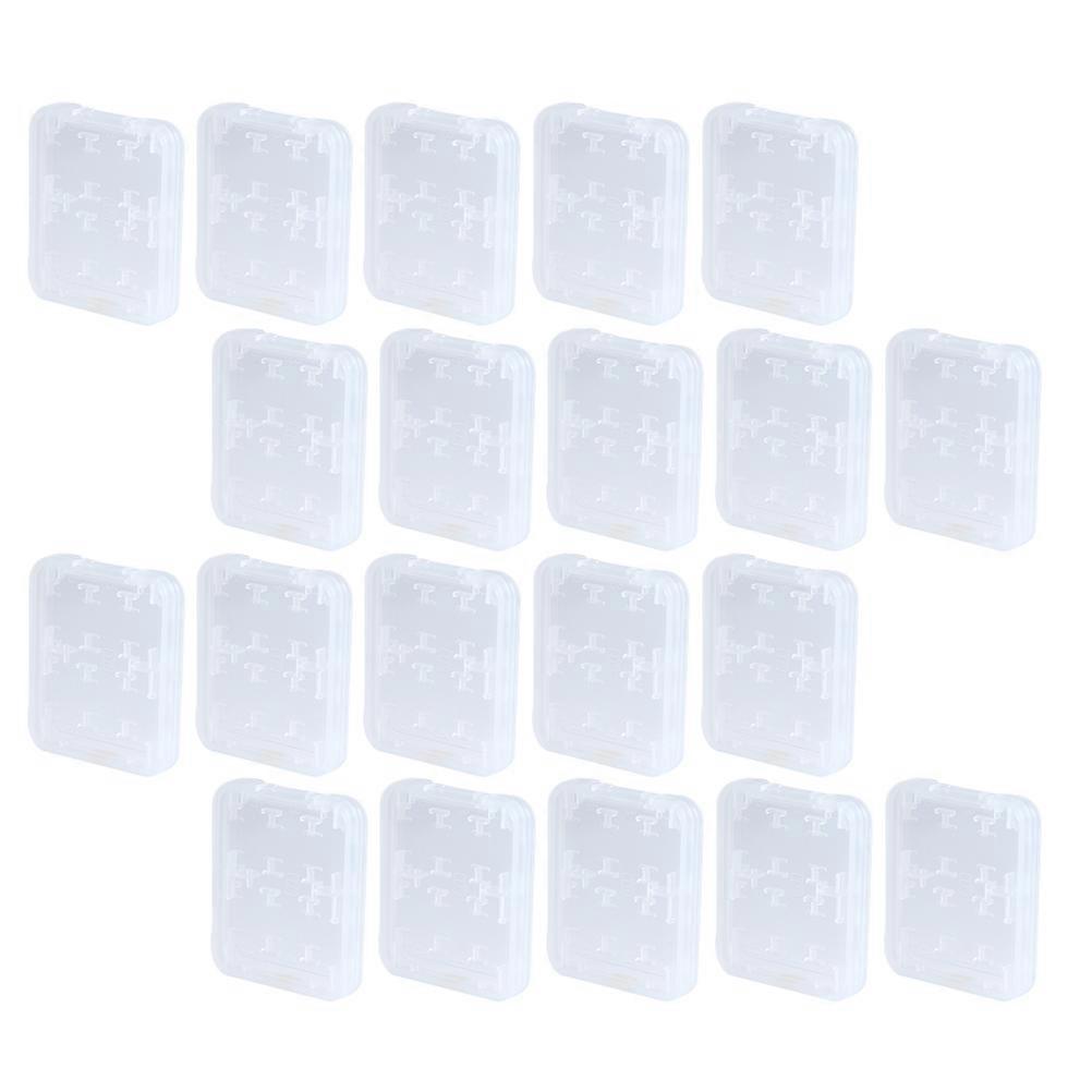 Storage Case Memory Card Keeper Cards Container Organizer User with Multiple Memory Cards 20Pack