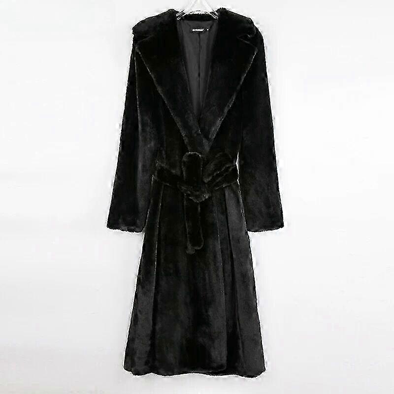 Syksyn ja talven uusi naisten keskipitkä tekoturkistakki 2025