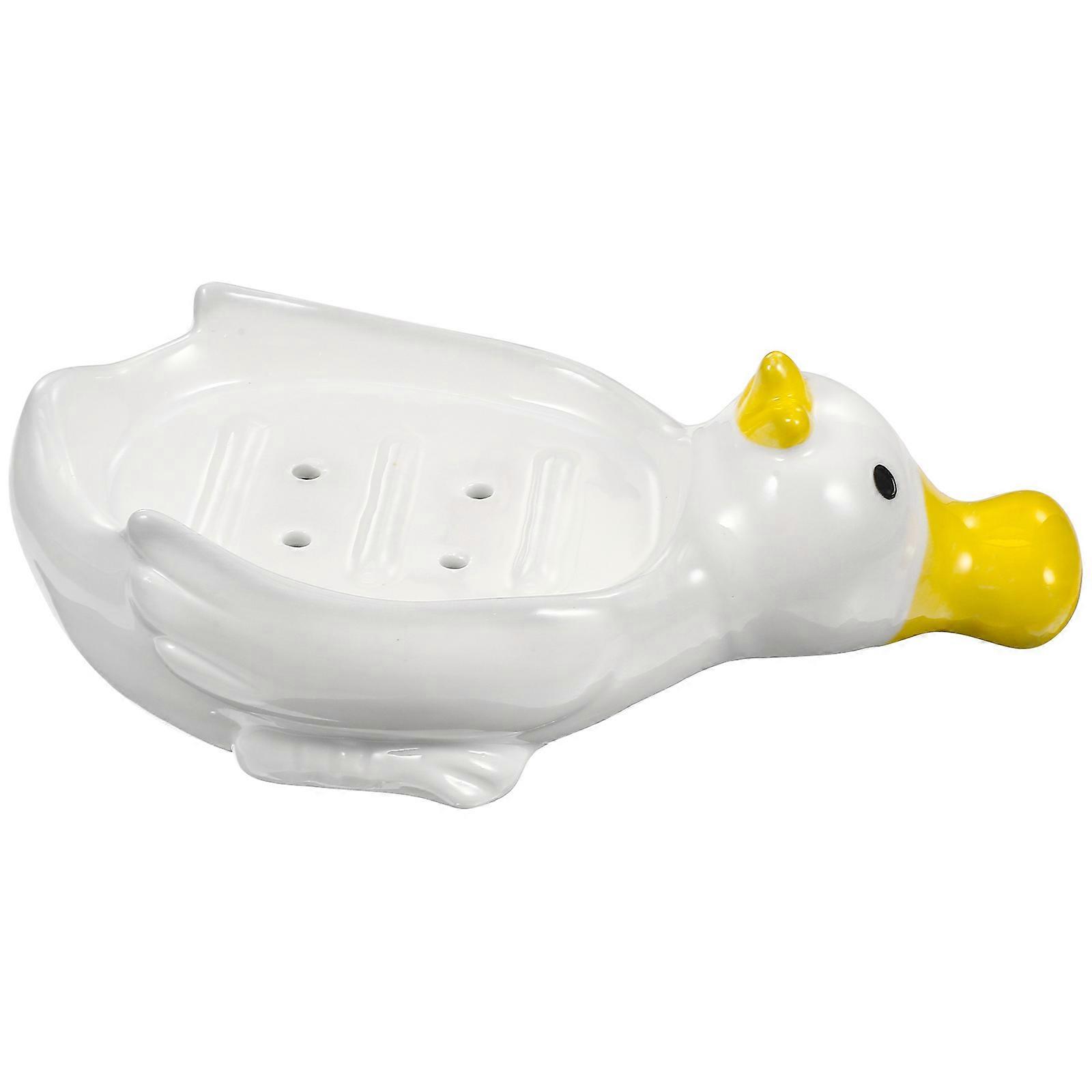 Lovely Ceramic Soap Holder Suitable For Vanity And Laundry Room Easy To Clean Assorted Color 3Pcs