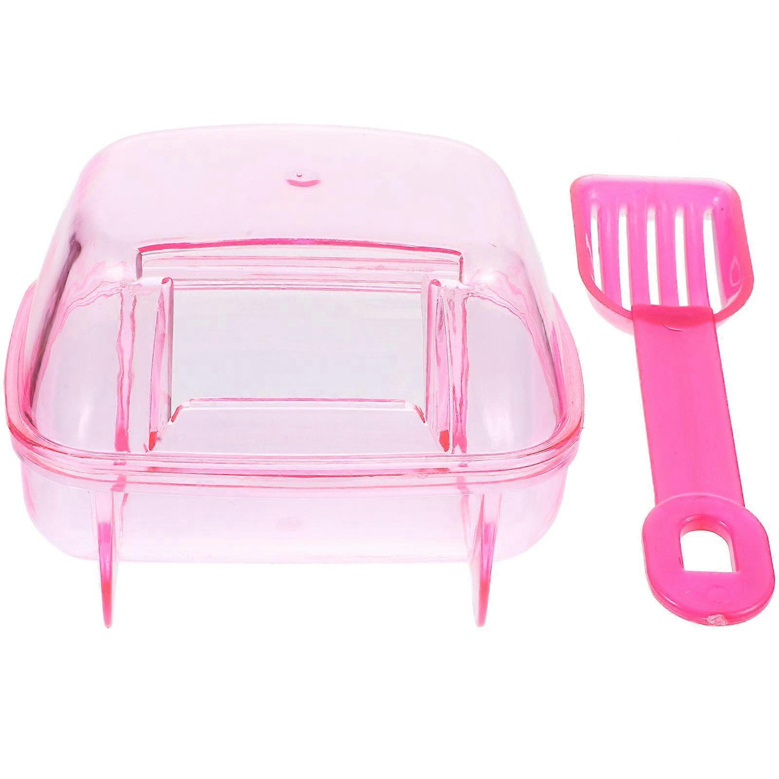 Compact Hamster Bath Basin Practical Hamster Bath Room For Small Pet Bathing Use 3.9×3.1×2.8in 1Pc