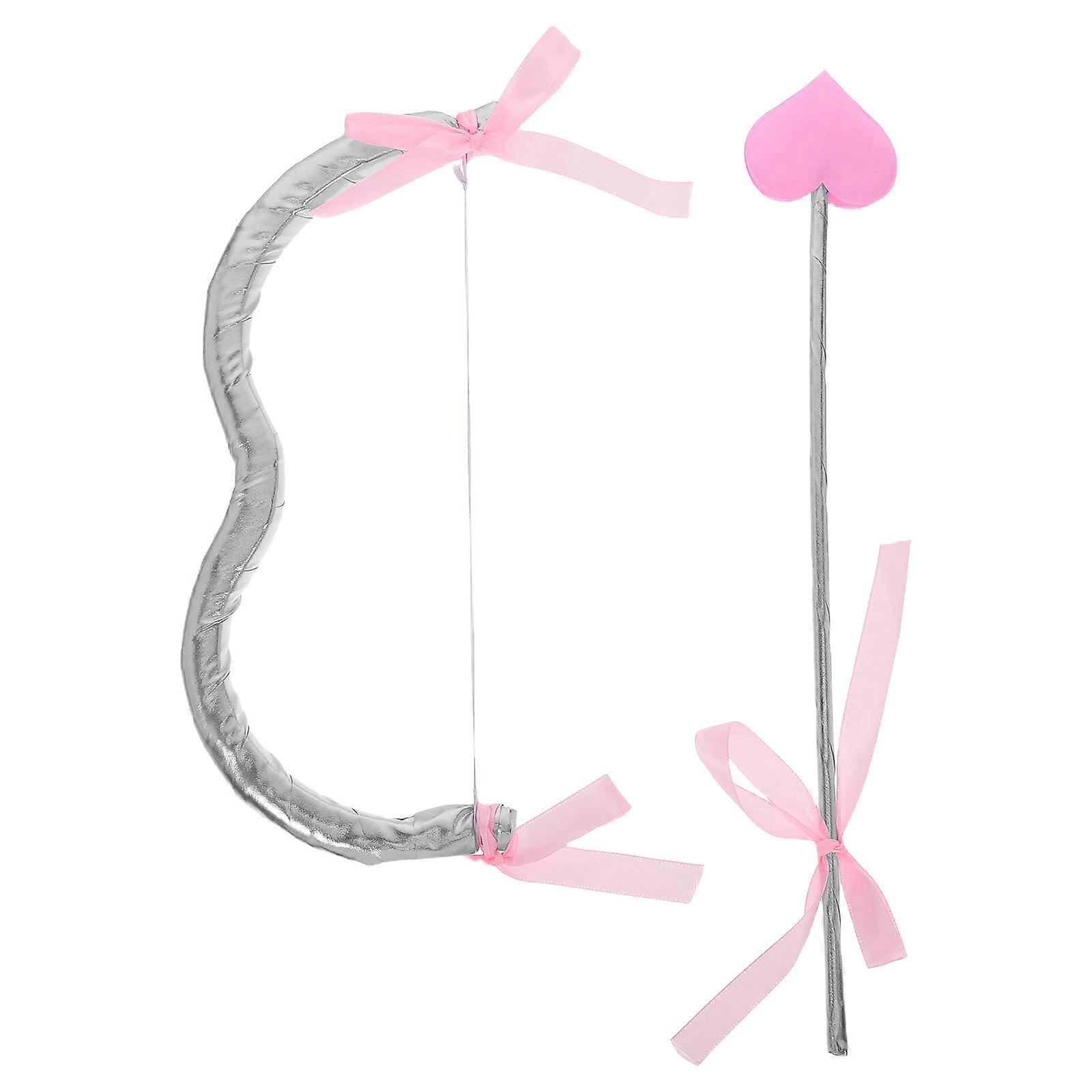 Cupid Bow and Arrow Set 4 Pieces for Costume Role Play and Photo Booth