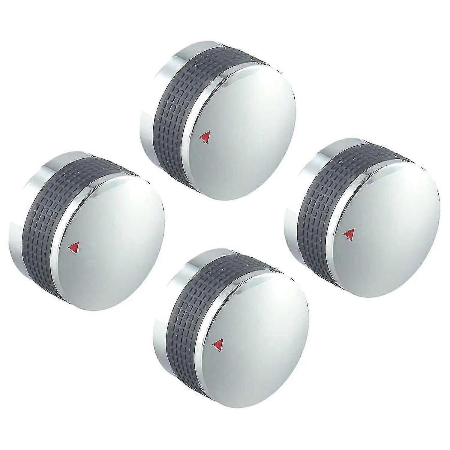 グリルコントロールノブ 4個 58mm 50mm 屋外 BBQ ガスコンロ スイッチノブ 交換部品 バーベキュー ガード