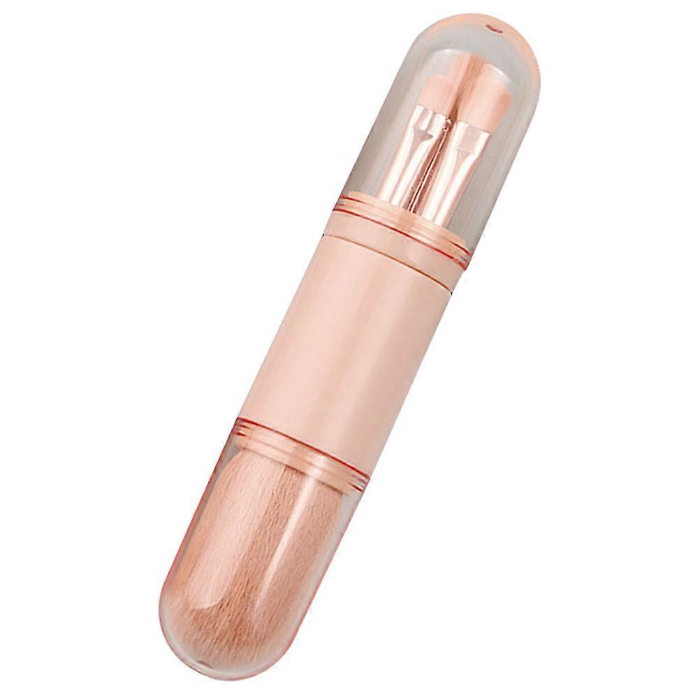 Travel Makeup Set Mini Makeup Brushes 4-in-1 Retractable Brush Set 3Sets