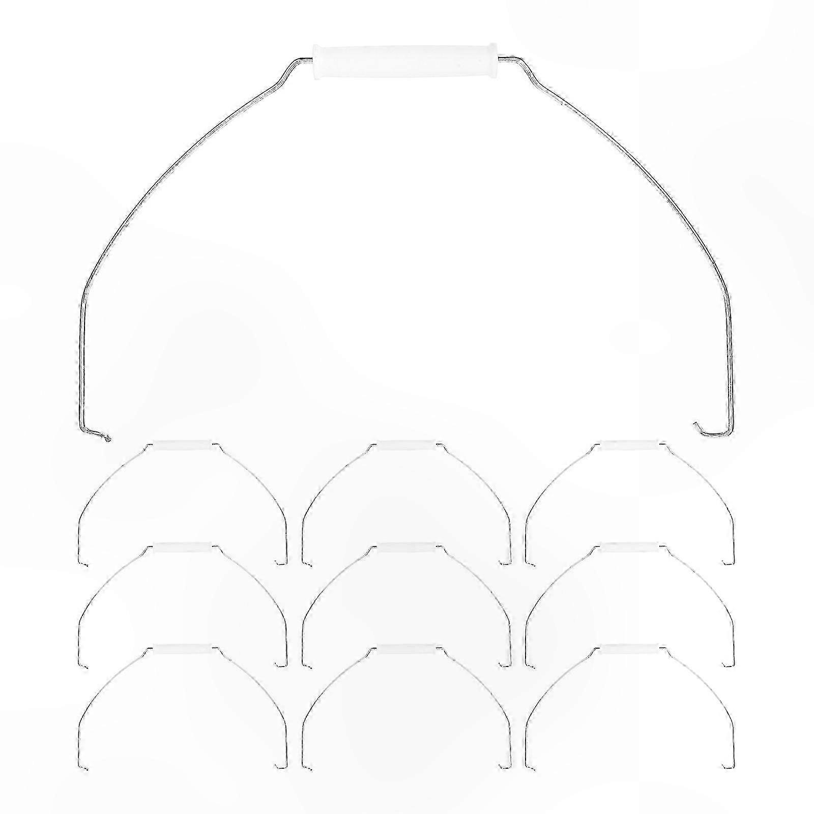 10-Pack Durable Metal Bucket Handles with Sturdy Grip for Home and Garden Use