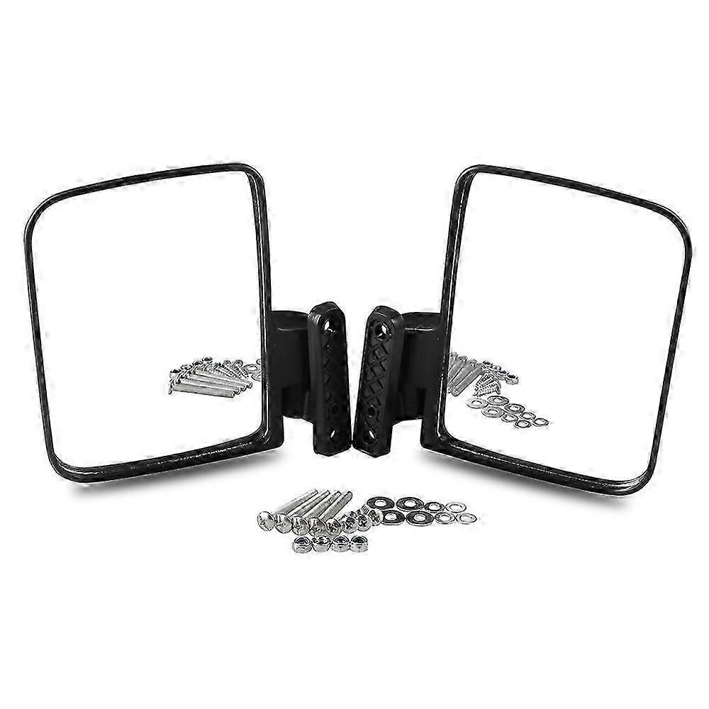 25-26 Universal Folding Side View Mirrors Fit For Cart Car