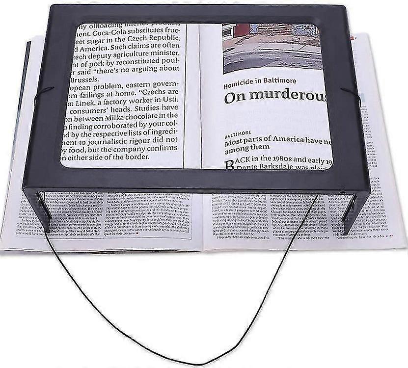 Reading Reading Magnifier With 4 Led Lights, Visually Impaired, Elderly, Sewing, 270*205*110mm