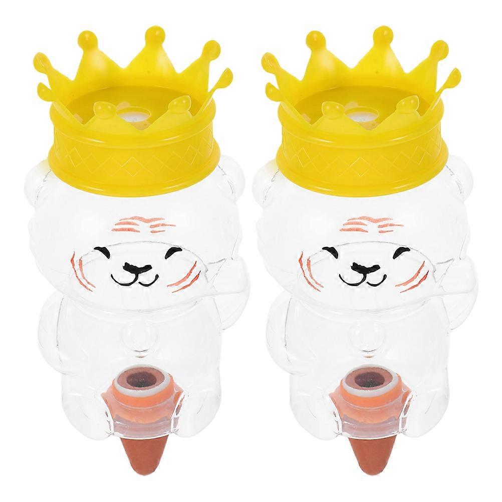 Automatic Irrigation System Transparent Plastic Plant Watering Device 4Pcs