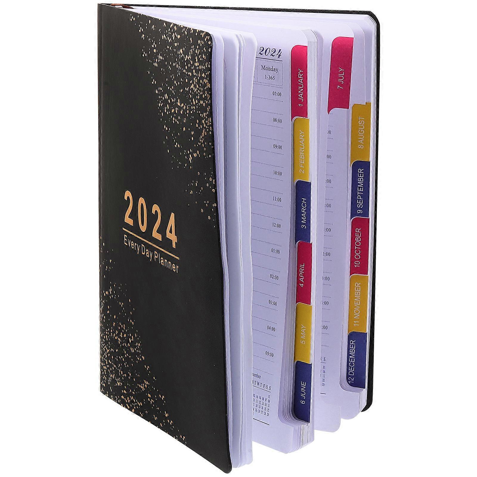 Daily Planner Notebook for Office Work 3Pcs with Yearly Schedule Notepad