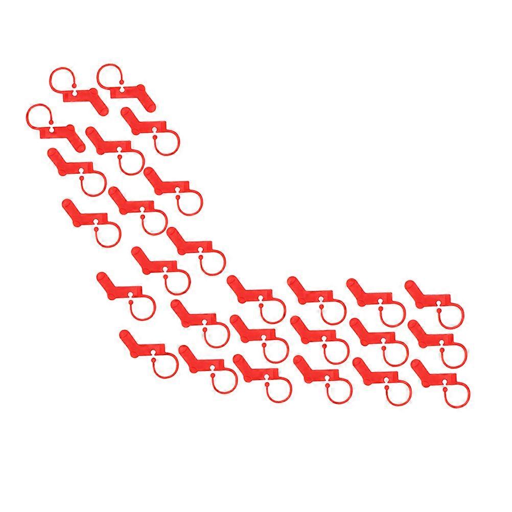 DIY Crochet Accessories Red Socks Shape Buckle for Knitting Use 80Pcs