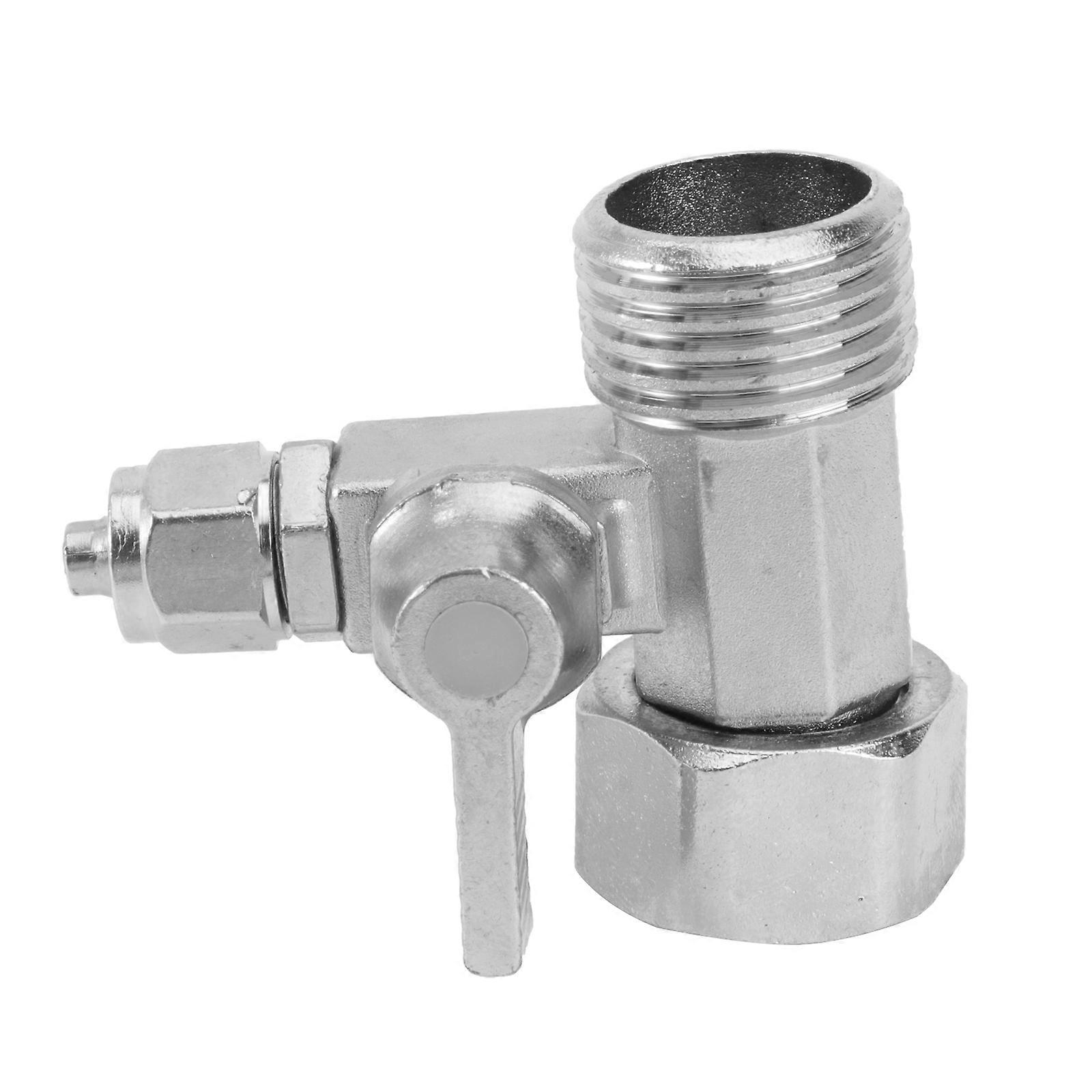 Metal Shower Diverter Three Way Tee Connector For Toilet Bidet Shower 1Set