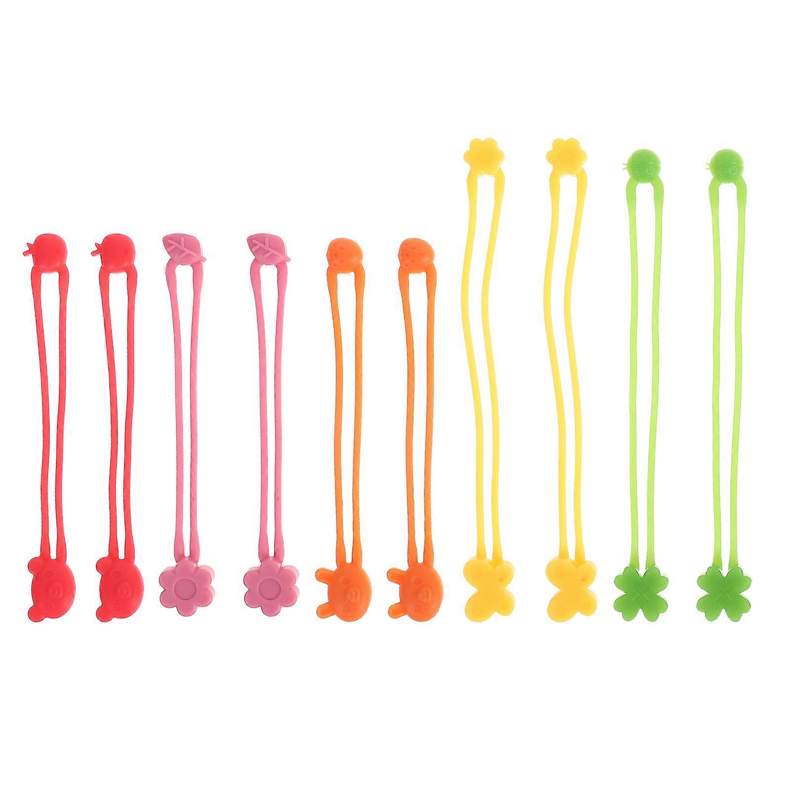 Flexible Silicone Bands Tie Up Band for Kitchen Binding 30Pcs