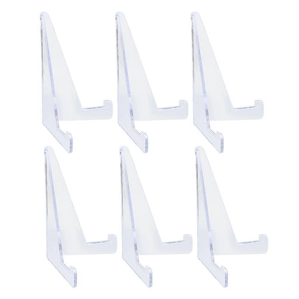 Card Display Shelf Plastic for Cards 18Pcs Clear Baseball Card Holder Stand
