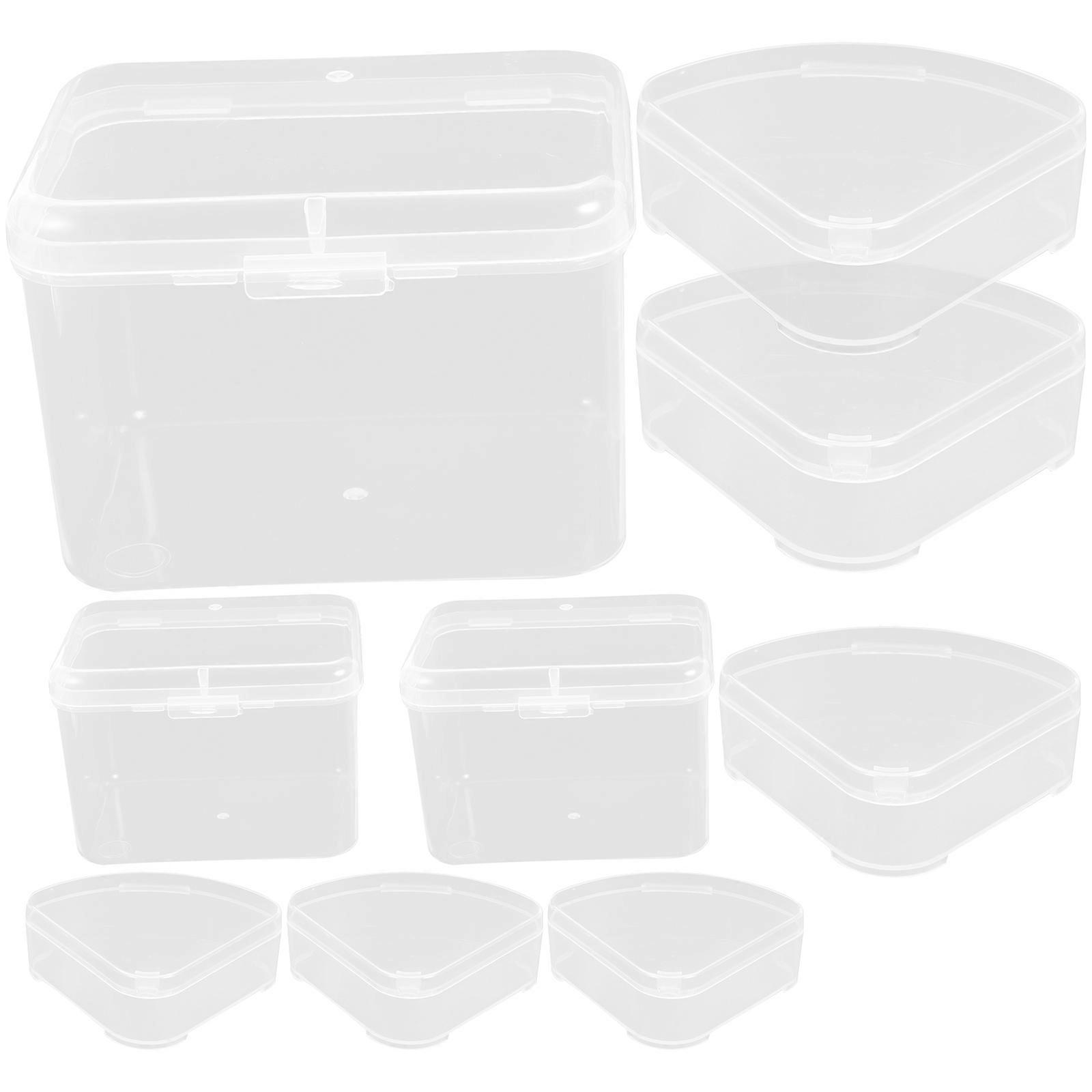 Makeup Sponge Holder Transparent Plastic Case for 18Pcs Portable Powder Puff