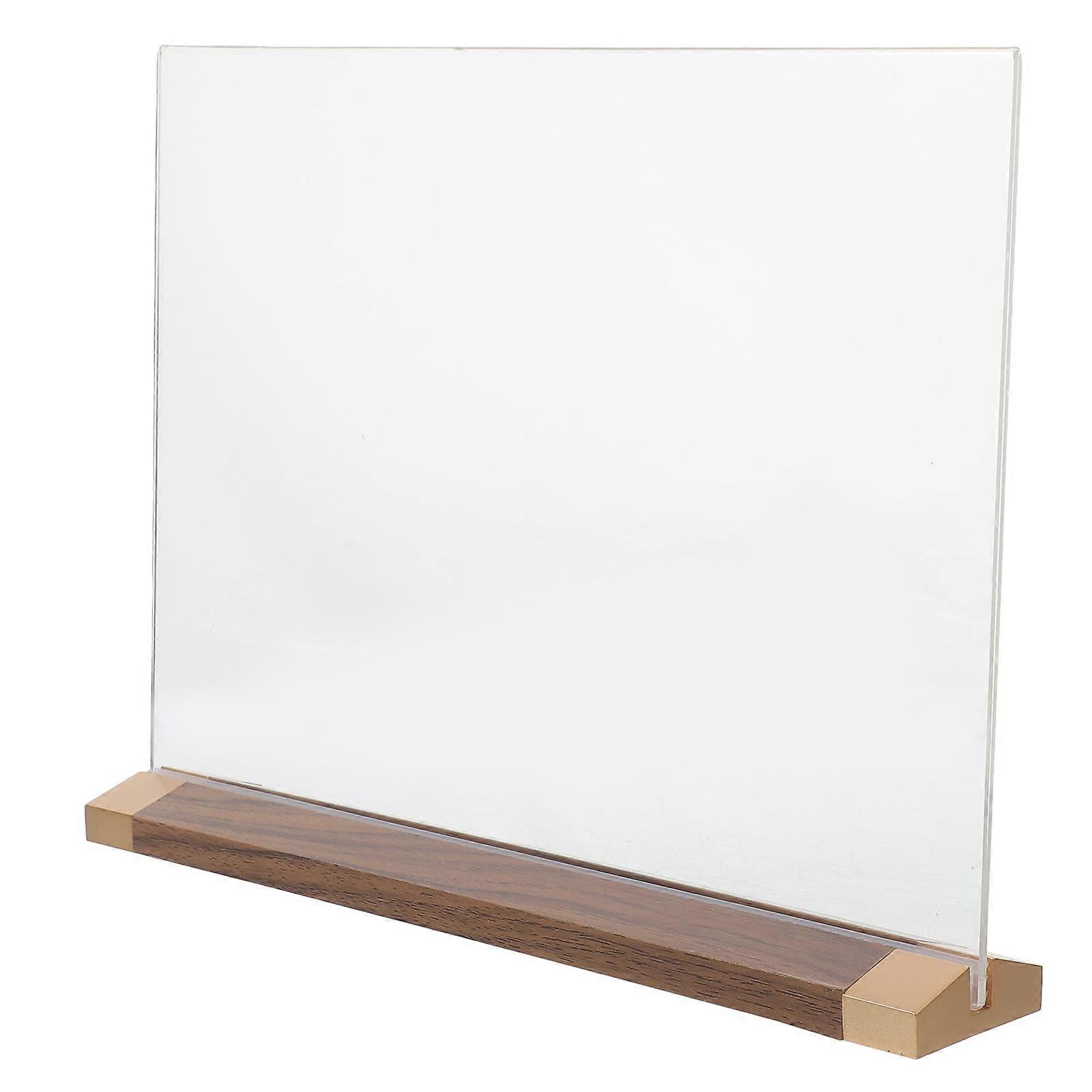Clear Acrylic Stand Sign Holder for Table Use 3Pcs Display Stands