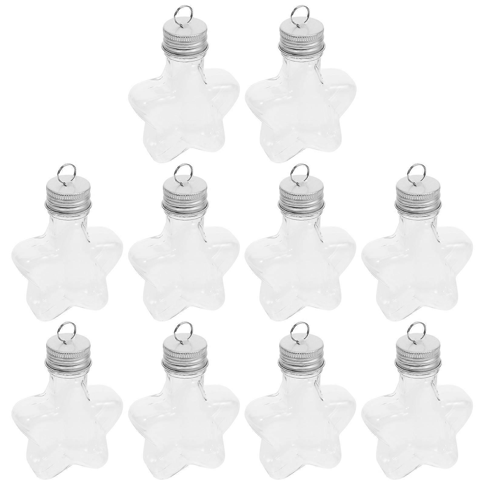 Transparent Empty Bottles Candy Bottle for Storage 20Pcs Plastic
