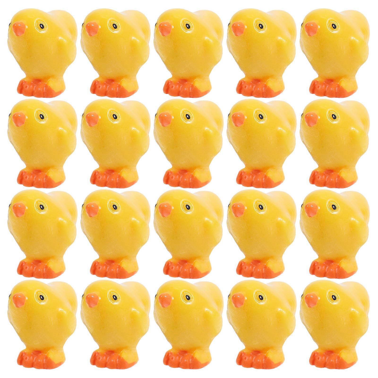 Miniature Resin Chickens for Easter Chicken Decoration 60Pcs Figurines