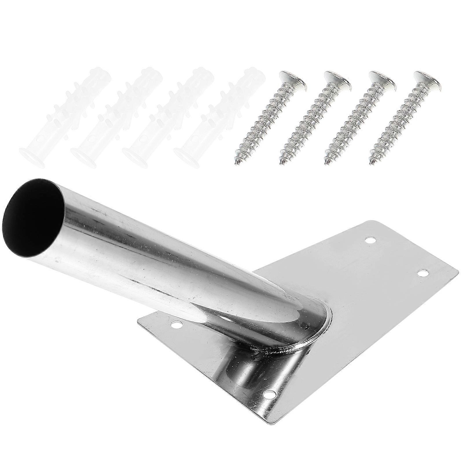 Flag Pole Mounting Bracket Metal Holder for 2Sets Aluminum Alloy Display