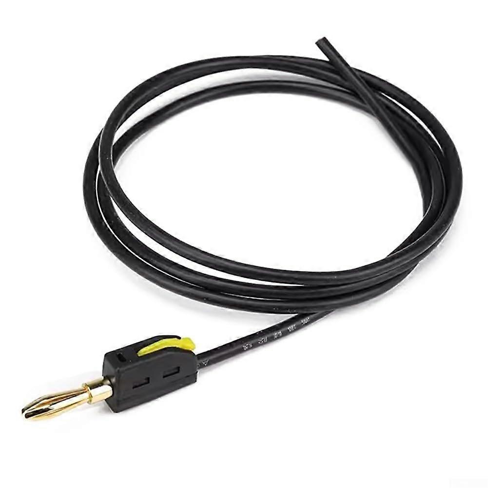 4MM Banana Connectors Lantern Head Design QuickConnection Capability 1m/5m Cable for Testing Instruments Black