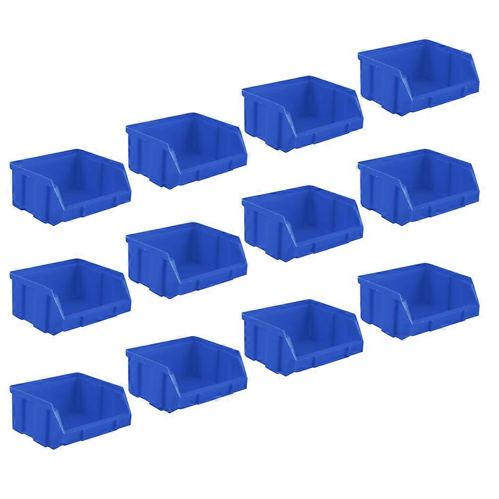 Tool Storage Case for Storage Use 24Pcs Warehouse Parts Box Blue