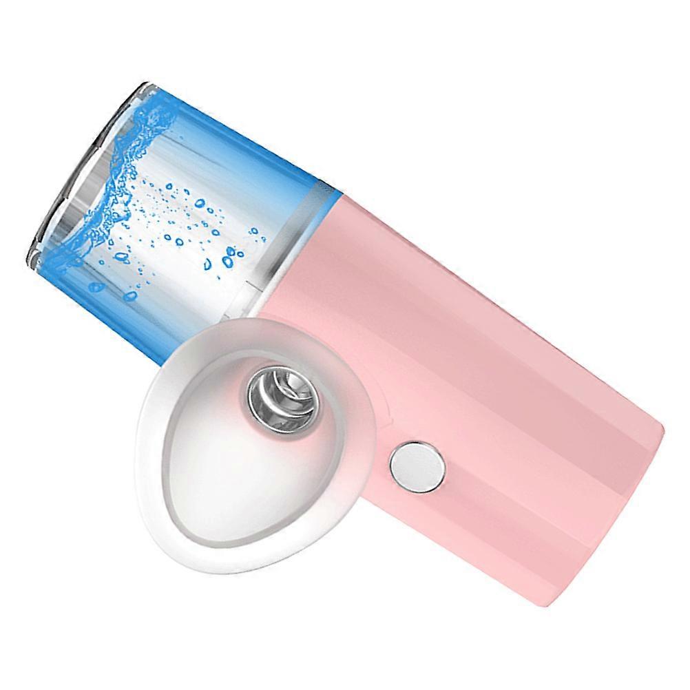 Eye Steamer Mist Sprayer for Home Portable Use 1Pcs Pink ABS Material