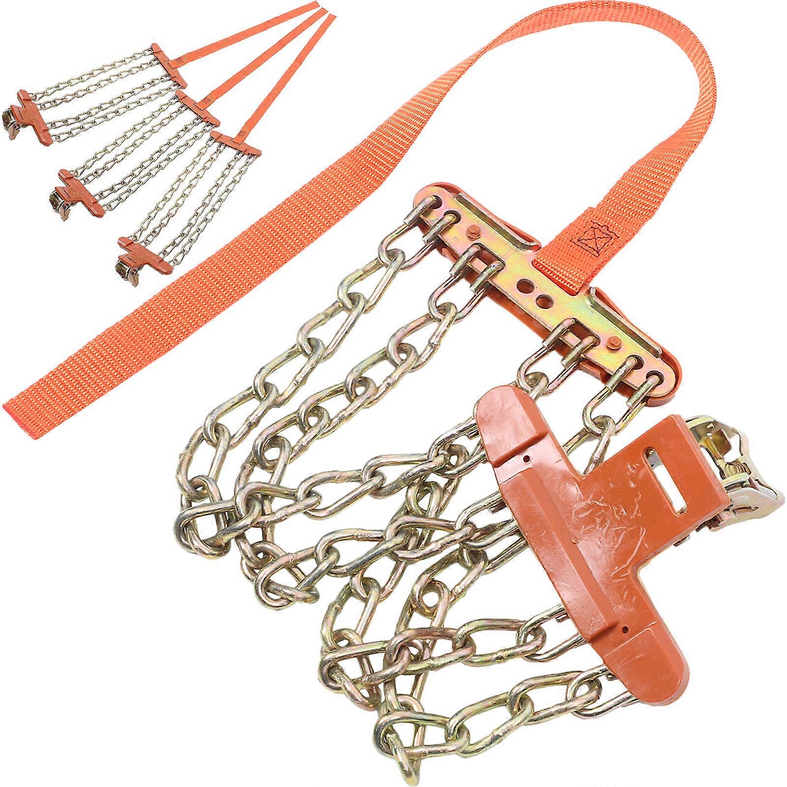 Hjulkedjor för lastbilar Hållbara hjulkedjor för bilar för vinterbruk 8 st