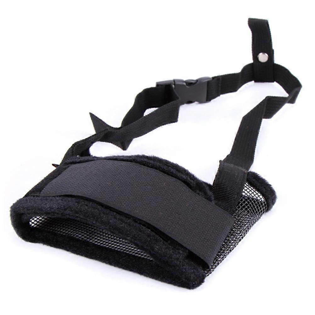 Dog Muzzle, Adjustable Pets Muzzle Mesh Breathable Nylon Soft Muzzle Anti-Biting Barking Mouth Cover for Small Medium Large Extra Dog