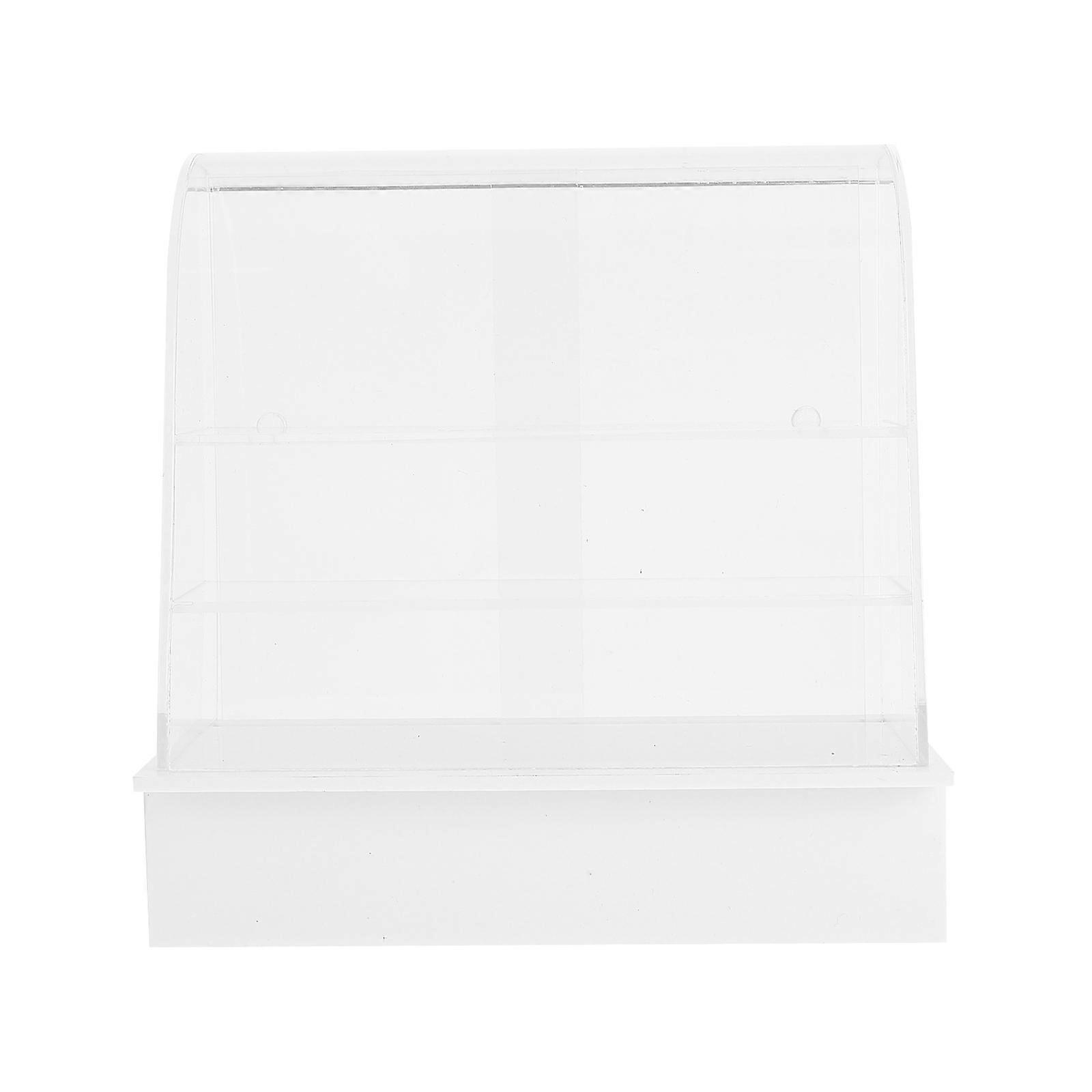 Mini House Furniture Cake Cabinet With Sliding Door For Children 1Set In Square Shape Design