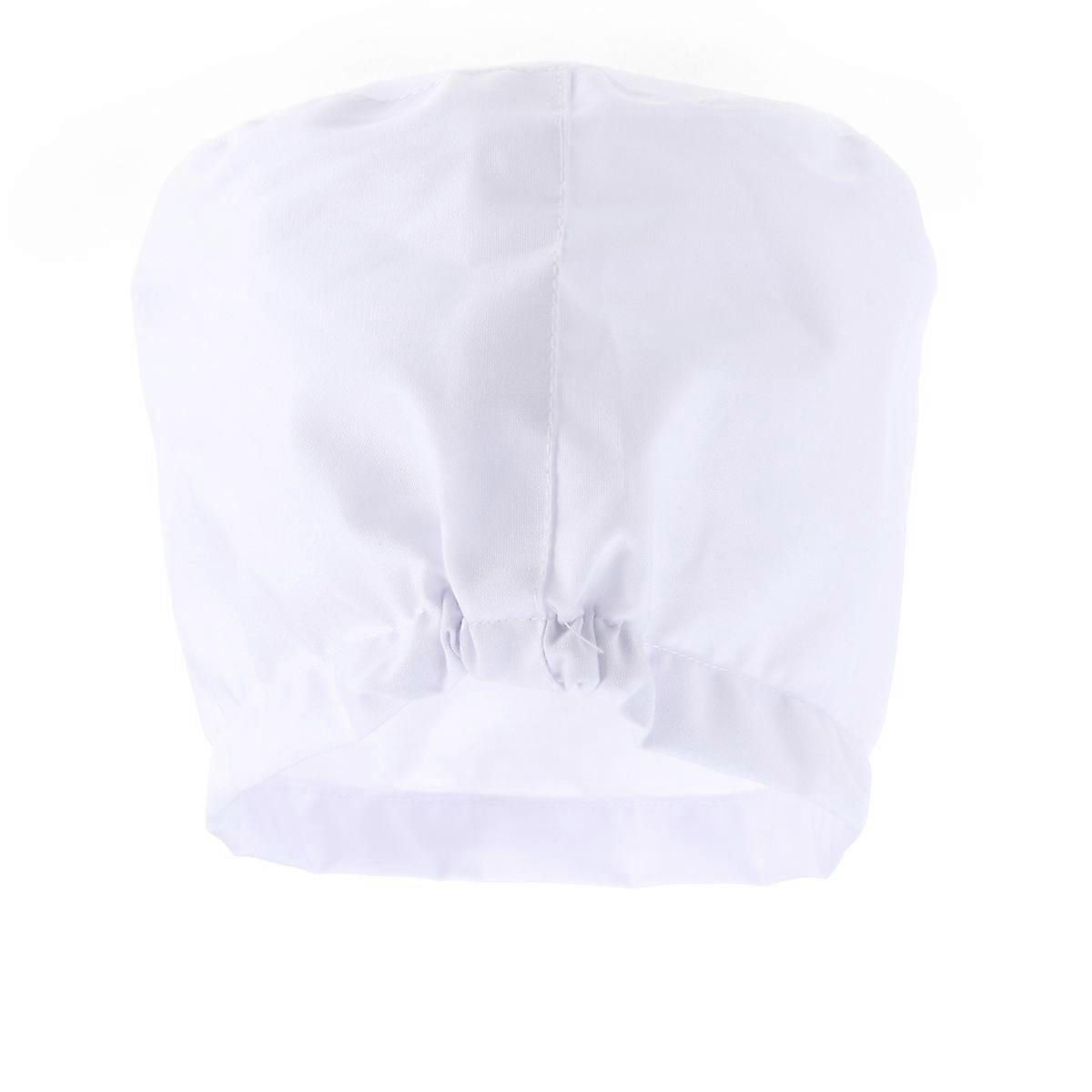 Surgical Use Cotton Scrub Cap Unisex Round White Hat