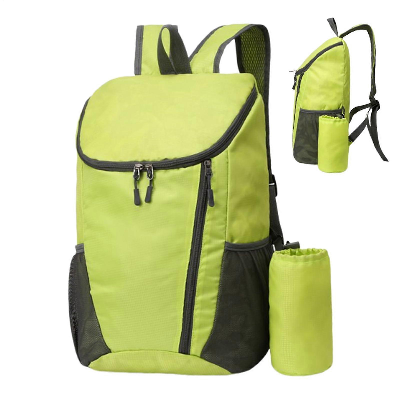 Hiking Backpack For Women 20L Capacity, Lightweight Foldable Trekking Pack, Camping Gear For Hiking, Light Green