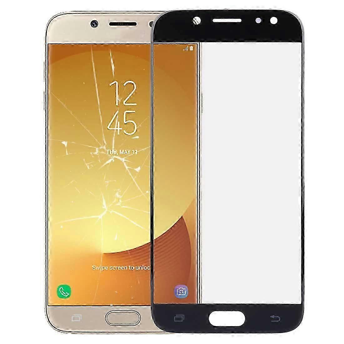 For Galaxy J7 / J730 Front Screen Outer Glass Lens