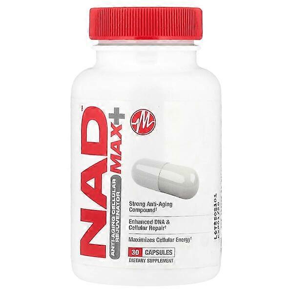 Metabolic Nutrition, NAD MAX+ÃÂ¢ÃÂÃÂ¢, Anti-Aging Cellular Rejuvenator, 30 Capsules