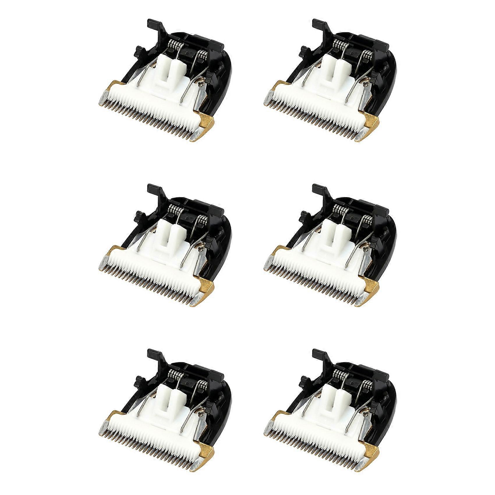 6X Grooming Ceramic Cutter Head Razor Blade 40mm 24 Teeth for Animal Clipper Trimmer Black