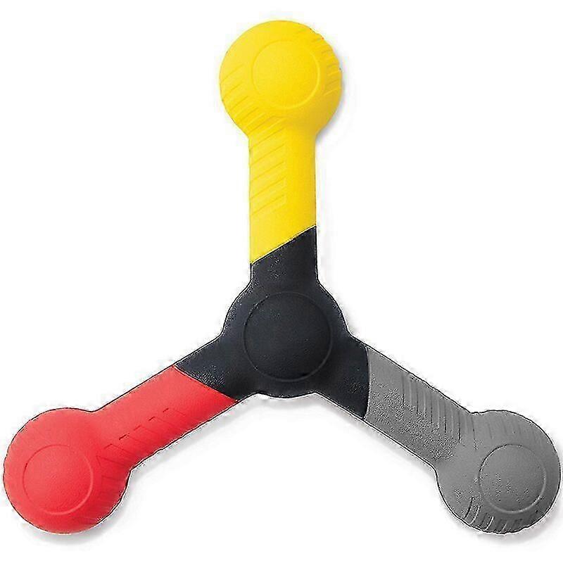 Reaction Ball Reaction Catch Sports Reaction Tool, Grey/Yellow/Red-jc