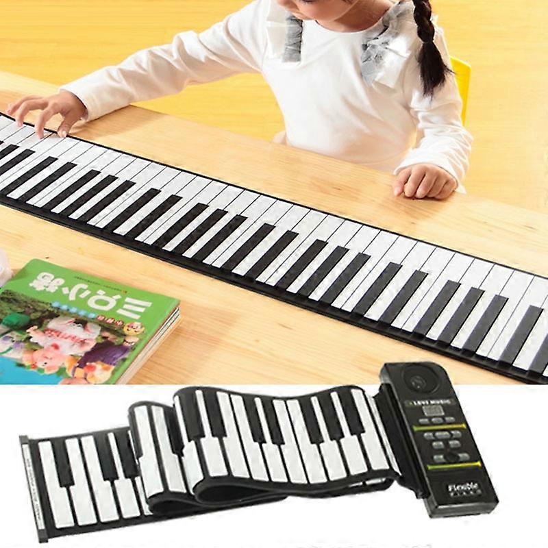 88 Keys Portable MIDI Silicone Flexible Piano