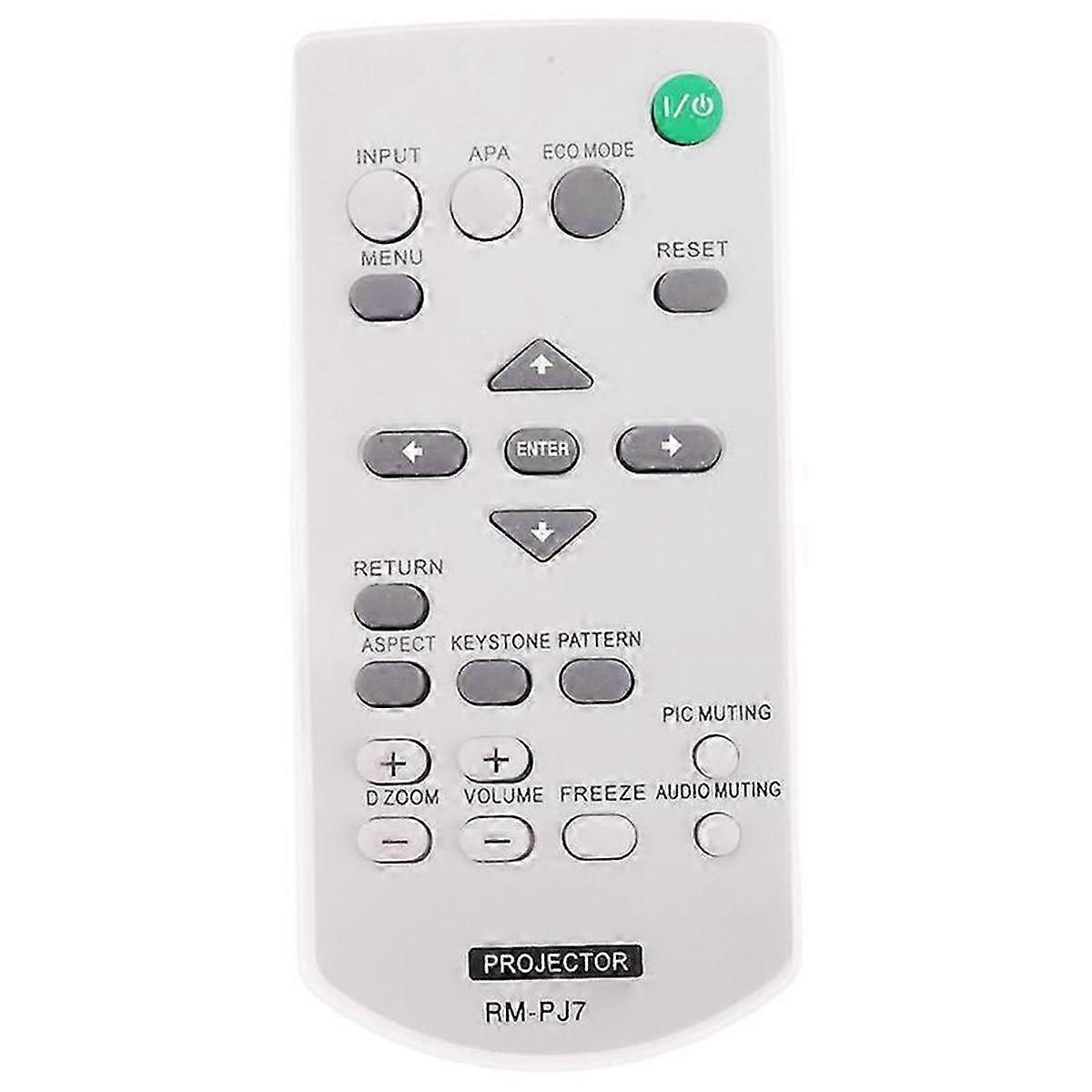 compatible with Sony Wireless Switch Projector Remote Control Replacement (RM-PJ7)
