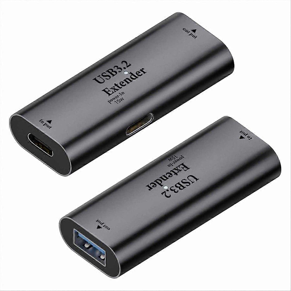 USB C auf USB A Adapter, USB C auf USB A 3.2 Adapter, 15W Leistung USB C Buchse auf USB A Buchse Konverter 