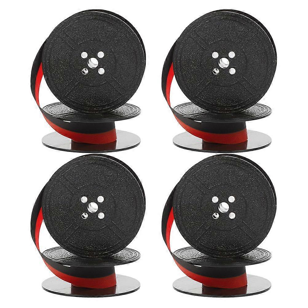4 Sets Typewriter Ribbon Typewriter Ink Ribbon Double Coil Typewriter Ribbon Typewriter Supply