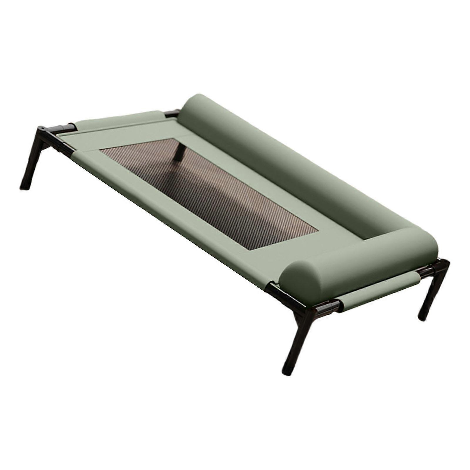 Cold Dog Bed Use improved Design With Not Slip Base Washable Cover For Indoor Outdoor  L