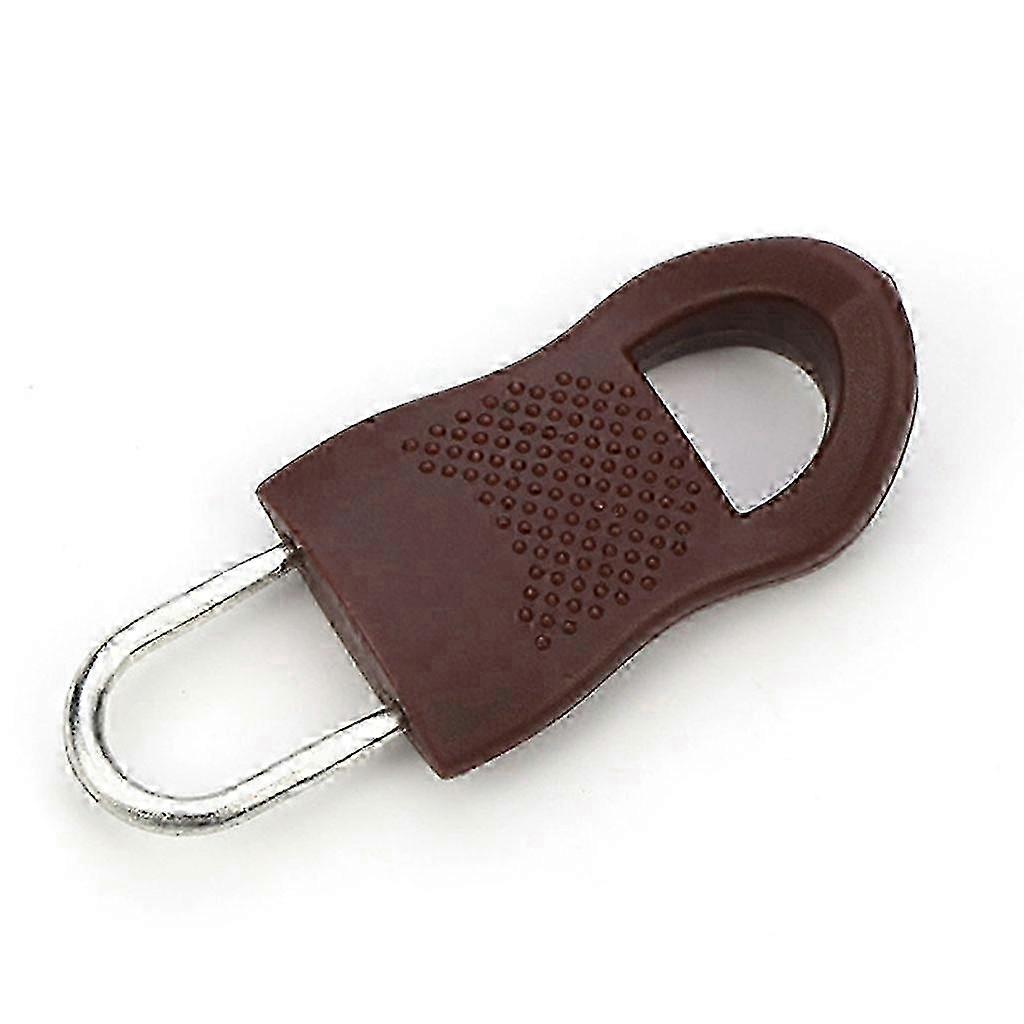 Universal Detachable Zipper Puller,Zipper Pull Replacement Tag,Zipper Extension Pulls,Replacement Zipper Tags,Zip Fixer Brown S