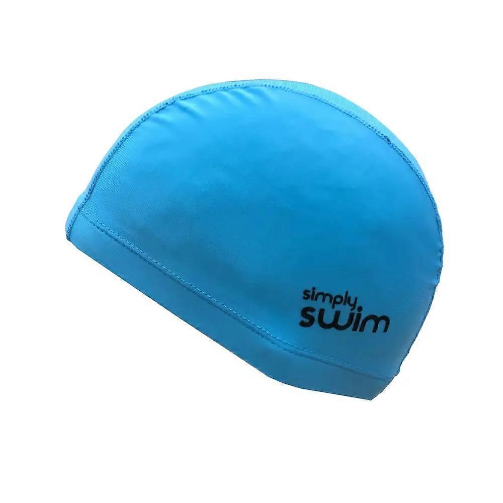 シンプリースイムジュニアライクラファブリックスイムキャップ-ソリッドカラー