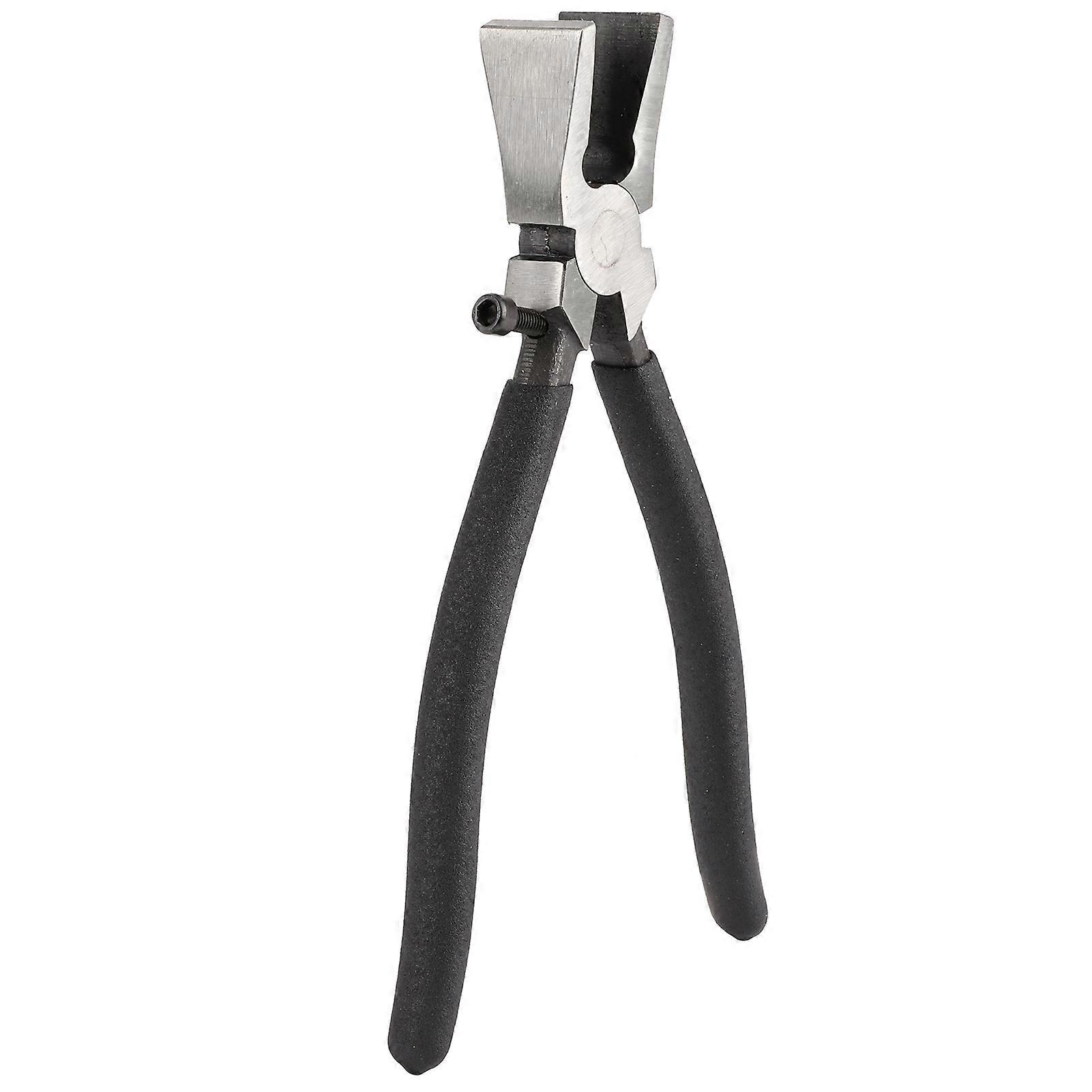 Glass Breaking Plier with Screw Adjustable Ergonomic Design Flat Nozzle Cutting Tools