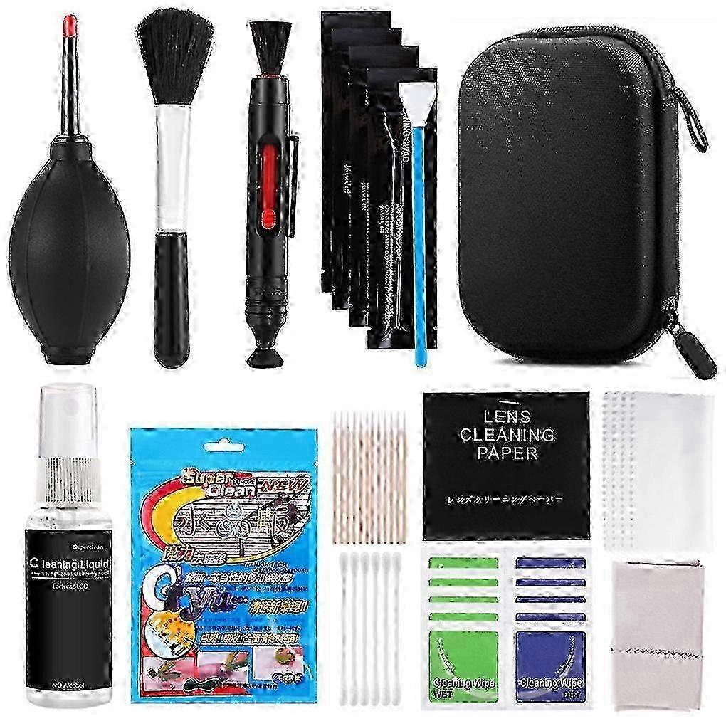 Digital Camera Cleaning Professional Optical Reflector Lens Sensor Dust Sensor Dust Dirt Stains Clean Cloth Storage Bag Set Portable Washing
